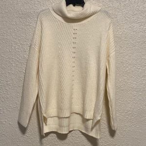 Cream Cowl neck sweater by Time and Tru